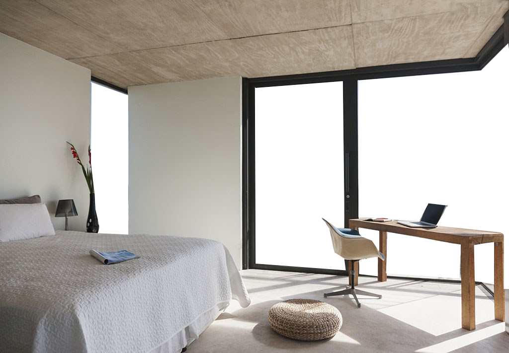 Neatly arranged bedroom with fresh linens